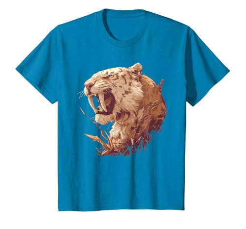 Saber-Toothed Tigers Saber-Toothed Tiger T-Shirt, Youth, Sapphire Blue, 4T