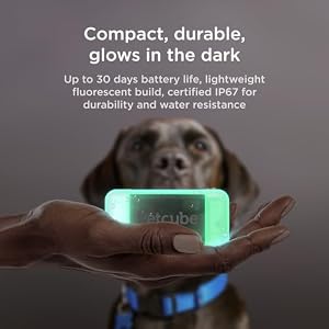 Petcube GPS Tracker for Dogs | Pet GPS Location Tracker with Escape Alerts and Virtual Fences, Activity and Wellness Monitoring, Glows in a Dark, Water and Dust Proof Petcube GPS Tracker for Dogs | Pet GPS Location Tracker with Escape Alerts and Virtual Fences, Activity and Wellness Monitoring, Glows in a Dark, Water and Dust Proof