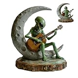 Ceprznvey Figuras alienígenas, figura de estilo bohemio de modelado 3D, decoración de Halloween alienígena, para familiares, amigos, adultos, hombres, mujeres, hogar, interior, oficina, estudio