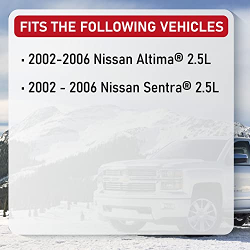 Replacement Engine Valve Cover With Gasket - Compatible With Nissan Altima And Sentra L4 2.5L 2002-2006 - Replaces 132643Z001, 13264-3Z001, 264-982, 13270-3Z000 - Pcv Valve Cover Tube Seals Gasket Set #TOP4