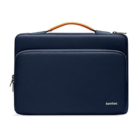 tomtoc Recycled Laptop Sleeve for 14-inch New MacBook M2 M1 Pro 2023 2021 A2779 A2442, 13.5-14.4 Inch Surface Laptop Studio 2021/4/3/2, Surface Book 3/2/1, Water-Resistant Case 13 Old MacBook Air/Pro Cover