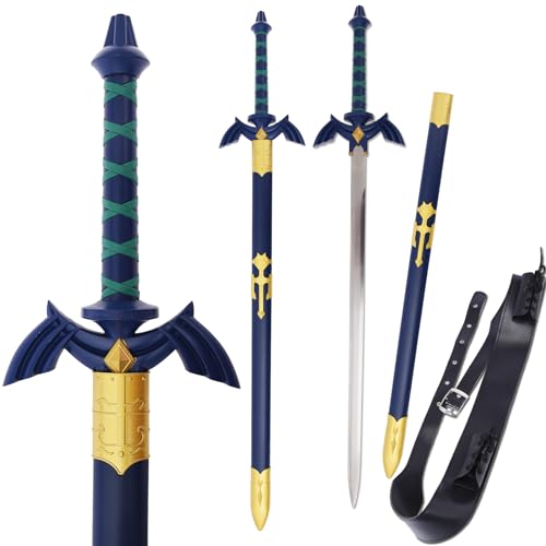 Purple flame Legend Sword Master Sword Full Tang Master Sword Skyward Replica， for Collection and Cosplay 41inch