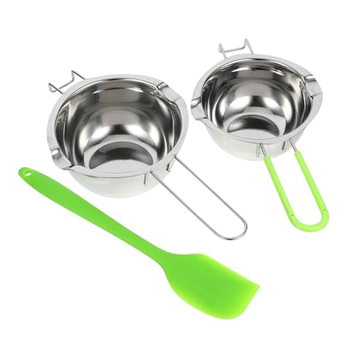 NAMOARLY Melting Pot Stainless Steel Melt Chocolate Butter Cheese Easy Clean Compact Safe Handle