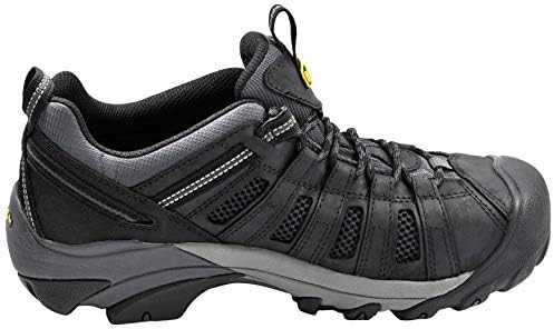 KEEN Utility Men's Flint Low Height Steel Toe Industrial Construction Shoes, Black/Dark Shadow, 10 | Image 5