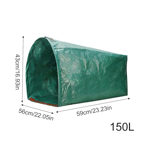 Saco de basura de hojas reutilizable y plegable para recogida de residuos 3