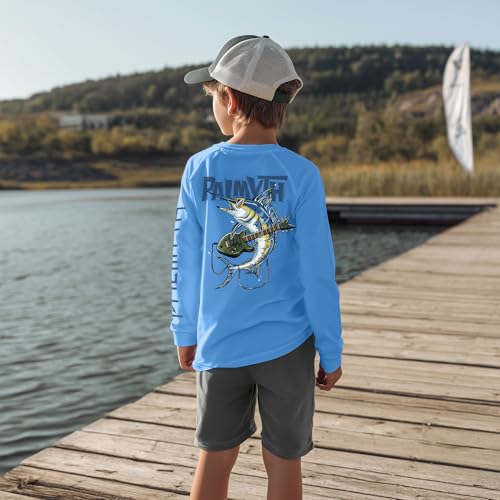 Image of Palmyth Boys Fishing Shirt Long Sleeve UPF 50+ Quick Dry