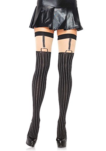 Leg Avenue BAS OPAQUES medias suaves de alta densidad color negro opaco