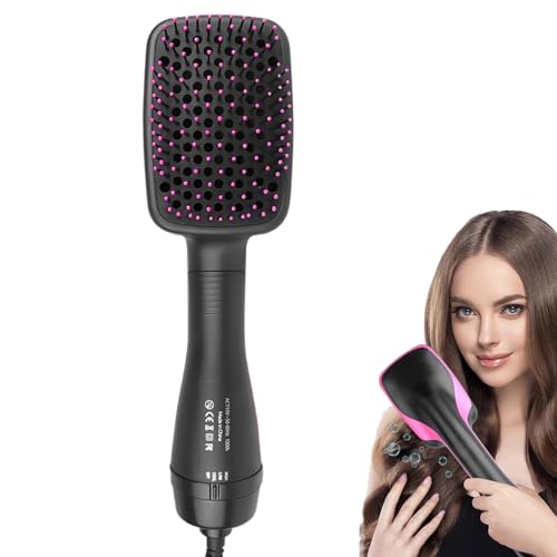 Hair Dryer Brush Blow Dryer Brush in One, 3 in 1 One Step Hair Dryer and Styler, Negative Ion Hair Straightener Hot Air Styling Tool for Straightening Drying Smoothing