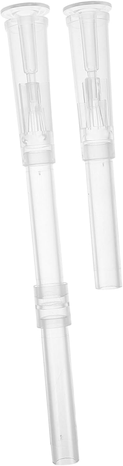 STOBAZA 2Pcs Transparent Mini Mushroom Fountain Nozzle for Aquarium and Tabletop Water Features Easy Installation Compact User Friendly Design Efficient Water Spray Head