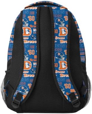 FOCO Denver Broncos NFL Repeat Retro Print Action Backpack - 5