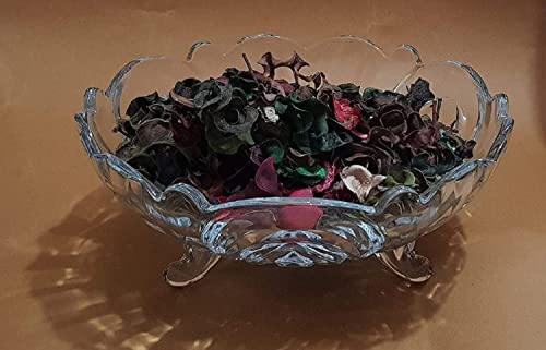 Khanary Large Glass Crystal Clear Fruit Bowl Creative Footed Modern Deep Dish Pudding Trifle Dessert Serving Bowl Dish Fruit Salad Decorative Bowl 23cm - Cosy Home Interiors Khanary Large Glass Crystal Clear Fruit Bowl Creative Footed Modern Deep Dish Pudding Trifle Dessert Serving Bowl Dish Fruit Salad Decorative Bowl 23cm - Image 6