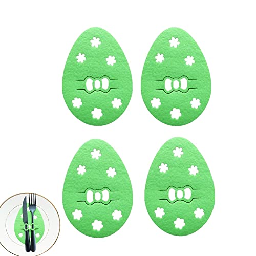 delr Osterhalter, Utensilienhalter für Eierbesteck, dekorativer Organizer für Ostern, Serviettenhalter, Tasche für Ostern, Küche, Esszimmer, Tisch, Dekoration, Büro