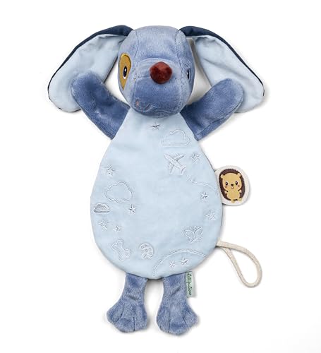 LILLIPUTIENS - Marionnette Doudou Phosphorescent – Jules Le Chien - Jouet Doux pour Sommeil...