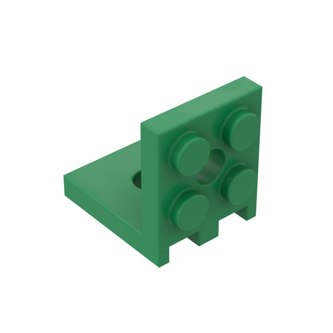 GDS-1057 Bracket 2x2-2x2 50PCS Compatible with Lego Toy 3956 35262 6019212 DIY Parts and MOC Components for Major Brick Brands Color:Green 28