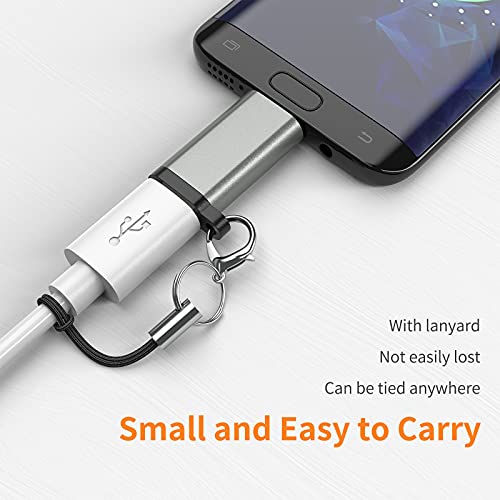 Usb-C To Micro Usb Adapter, 3-Pack Usb Type C Female To Micro Usb Male Converter Usb C To Micro B 2.0 Charge & Data Sync Compatible With Samsung Galaxy S7 S6 J7 Note 5 Kindle Ps4 And More -Grey #TOP4