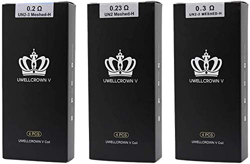 Uwell Crown 5 Heads - 0,2 Ohm Widerstand - Subohm Verdampferköpfe - (4 Stück pro Packung) – Bild 3