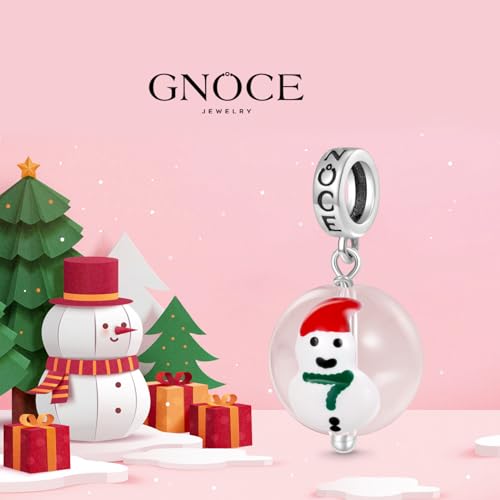 Image of GNOCE Christmas Charm Silver Plated & Sterling Silver Bracelet Gift