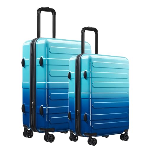 Image of Luggage Set With Spinner Wheels, Carry On Suitcase with TSA Lock, Expandable Checked Suitcase for Women