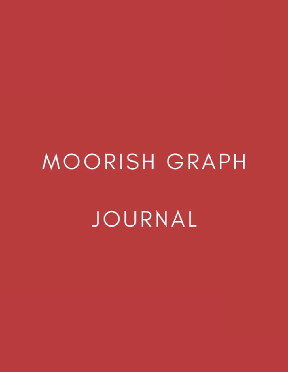 Moorish Graph Journal: Design Sketchbook