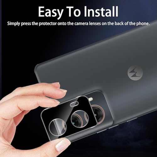 Image of Xmon Back Camera Lens Protector for Motorola G85 (1 Pack) Premium Camera Glass Protector Guard, Anti-Scratch, Ultra-Clear, Easy Installation