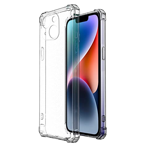 Image of Amazon Brand - Solimo Basic Case for Apple iPhone 14-6.1 inch (Thermoplastic Polyurethane Clear)