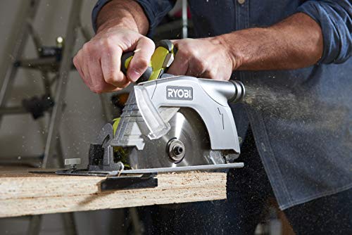 Ryobi Akku-Handkreissäge R18CS-0 (Säge ohne Akku, 18 V, Bohrungs-ø 16 mm, Leerlaufdrehzahl 4700 min-1, Tiefen… – Bild 8