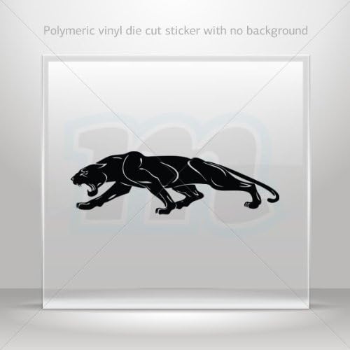 Decals Decal Black panther hunting Tablet Laptops Weatherproof Sports Bikes 0502 W84W9