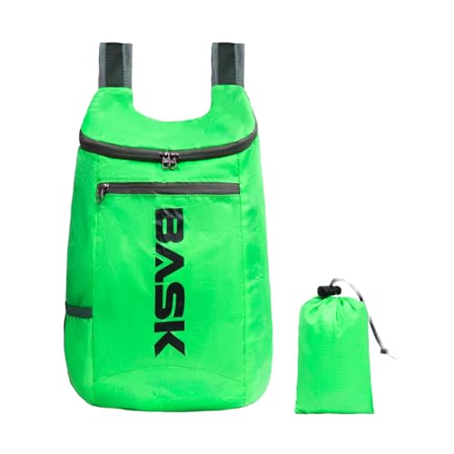 BASK Mochila Dobrável Portátil Ultraleve 22 Litros (Verde)