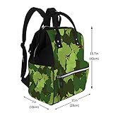 Duradero que durará años: hecho de tela duradera e impermeable en lugar del bolso de bebé de poliéster de sarga; con costuras no deshilachadas y cremalleras fuertes; costuras reforzadas en tirantes y asa; revestimiento exterior impermeable y compartimento impermeable para toallas húmedas, baberos o pañales de uso frecuente.