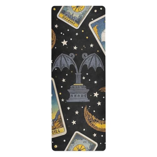 Tapete de yoga gótico místico del tarot horóscopo no tóxico para