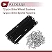 PARSLUCK 72 Set 13G Bicycle Spokes 130mm Bike Wheel Spokes Carbon Steel Black