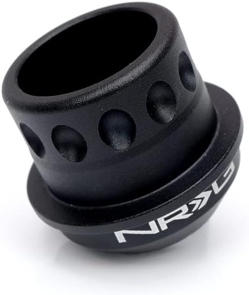 NRG Innovations NRG-SRK-RLE30H Versión 2 Race Volante Adaptador de buje corto de liberación rápida, hasta 1 pulgada más corto en general, cuerpo