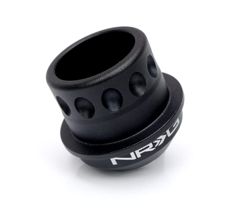 NRG Innovations NRG-SRK-RLE30H Version 2 Race Steering Wheel Quick Release Short Hub Adapter,Up To 1" Shorter Overall, Black Body