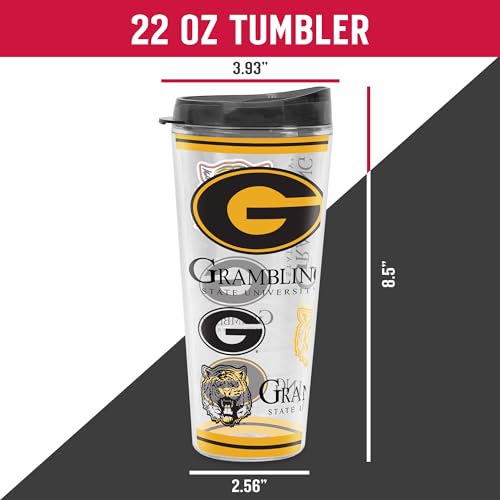 Image of Rico Industries NCAA College Double Wall Mayhem 16oz Or 20oz Tritan Tumbler W Lid