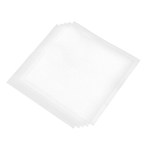 AUTSUPPL Sewing Plastic Canvas Bag Pads 5pcs Plastic Mesh Sheets for Embroidery Accessory Supply