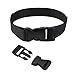 WOWOSS Correas Hebillas Correa Negra de 5 m con 10 Juegos de...