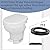 31705 RV Toilet Valve,RV Toilet Water Valve Replacement Kit for Thetford RV Toilet Parts 31705, fits all Aqua Magic V High/Low Models such as 31687 31683 31688