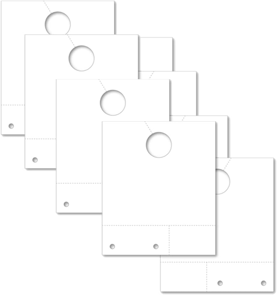 White Service Dispatch Numbers - White Tag Stock, 5-1/2" × 6-1/2", 1-1/4" Hole, Red/Green Prints – Automotive Repair Shop & Mechanic Workflow Tags - Pack of 2000