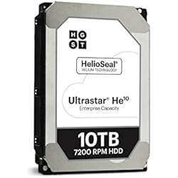 WD HGST Ultrastar He10 - Disco duro interno de 10 TB HUH721010ALE601 / 0F27468 HDD SATA de 3,5 pulgadas (reacondicionado)