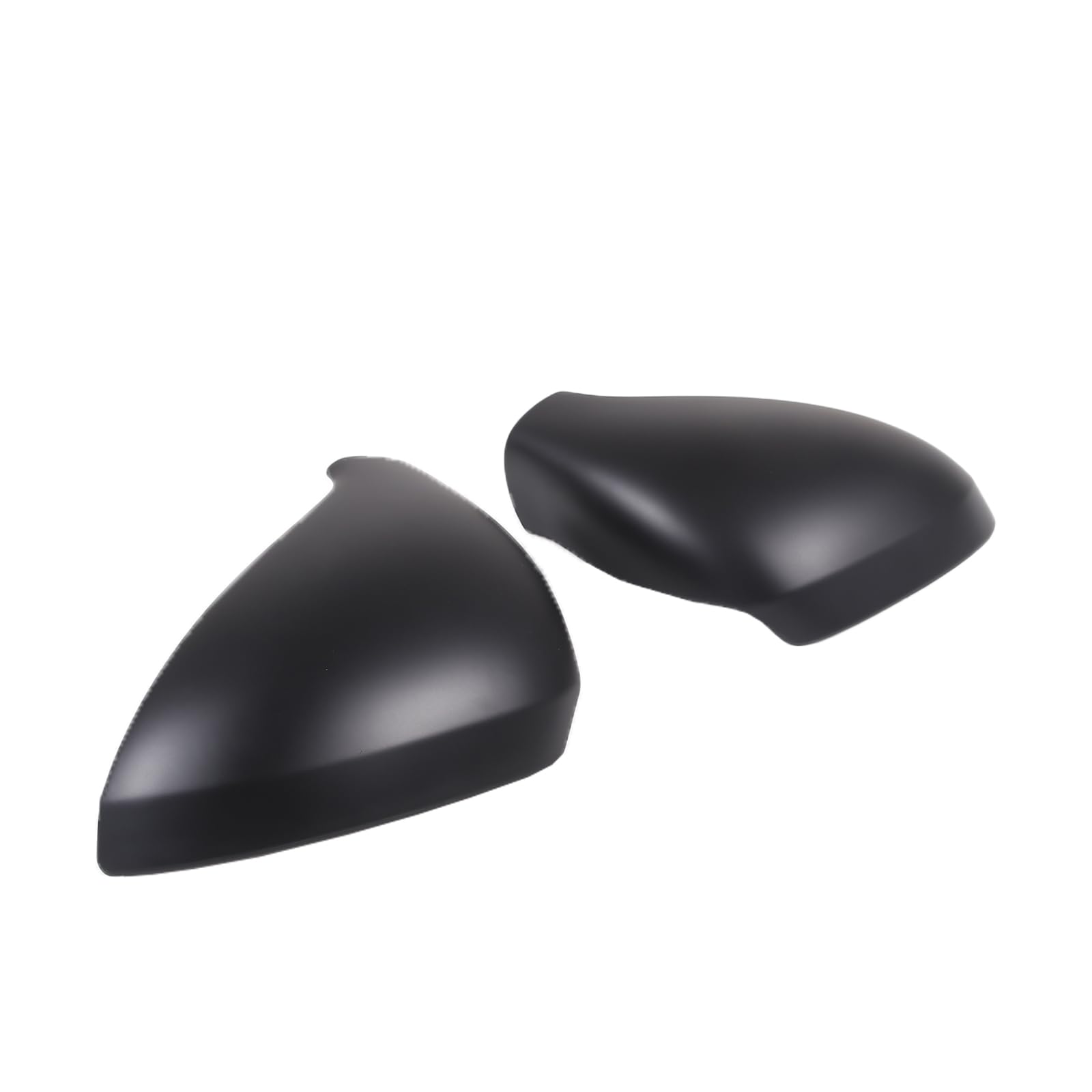 Cubierta de Espejo Retrovisor Lateral de Coche de Plástico ABS, Tapa de Adorno para Peugeot 207 308 2006-2014, Accesorios Exteriores (Negro Mate)