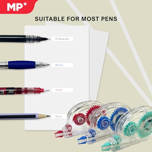 Miniatura 6 de Mp Tipex Cinta Correctora 8m 5mm Blister De 3 Unidades