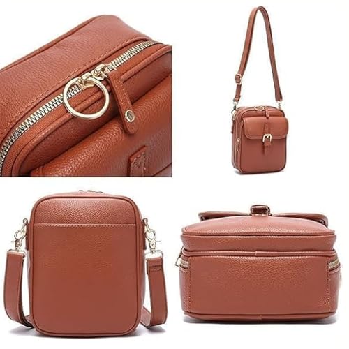 Sculptiure Crossbody Leather Bag, Large Capacity Anti-Theft Vintage Bag, Sculpture Cross Body Bags, Bags with Built in Wallet3