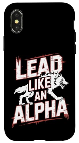 Lead Like An Alpha 強力 自信 強力 人狼少女 スマホケース iPhone X/XS 用