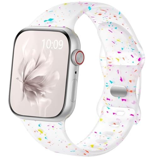 Bracelet Apple Watch durable en silicone doux haute densité