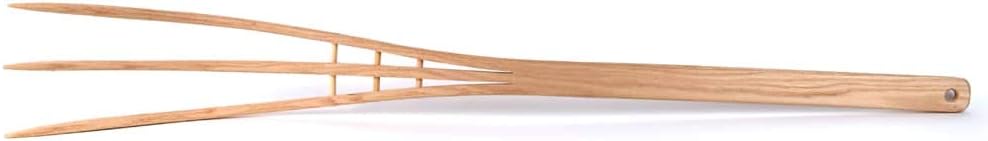 Bent Wood Hay Fork, Vintage Antique Style Amish Made Lightweight Pitch Fork, 58