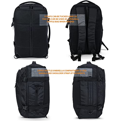 Under Seat 17x10x9 Carry on Maximum Sized Backpack Luggage Bags for United Airlines - Pack the Max!3