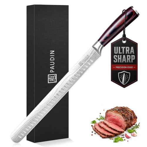 PAUDIN Brisket Knife, 12 Inch Carving Knife Stainless Steel ...