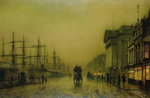 Peinture Décorative sur Toile Grimshaw une atmosphère poétique