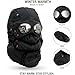 Thermal Hat with Glasses Windproof Ski Mask Cap Fashion Warm Hat for Cycling, Winter Trapper Hats with Goggles(#F)