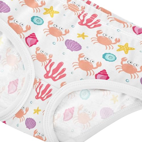 Ocean Crab Shell Coral Toddler Girls's Underwear 2T 23028544